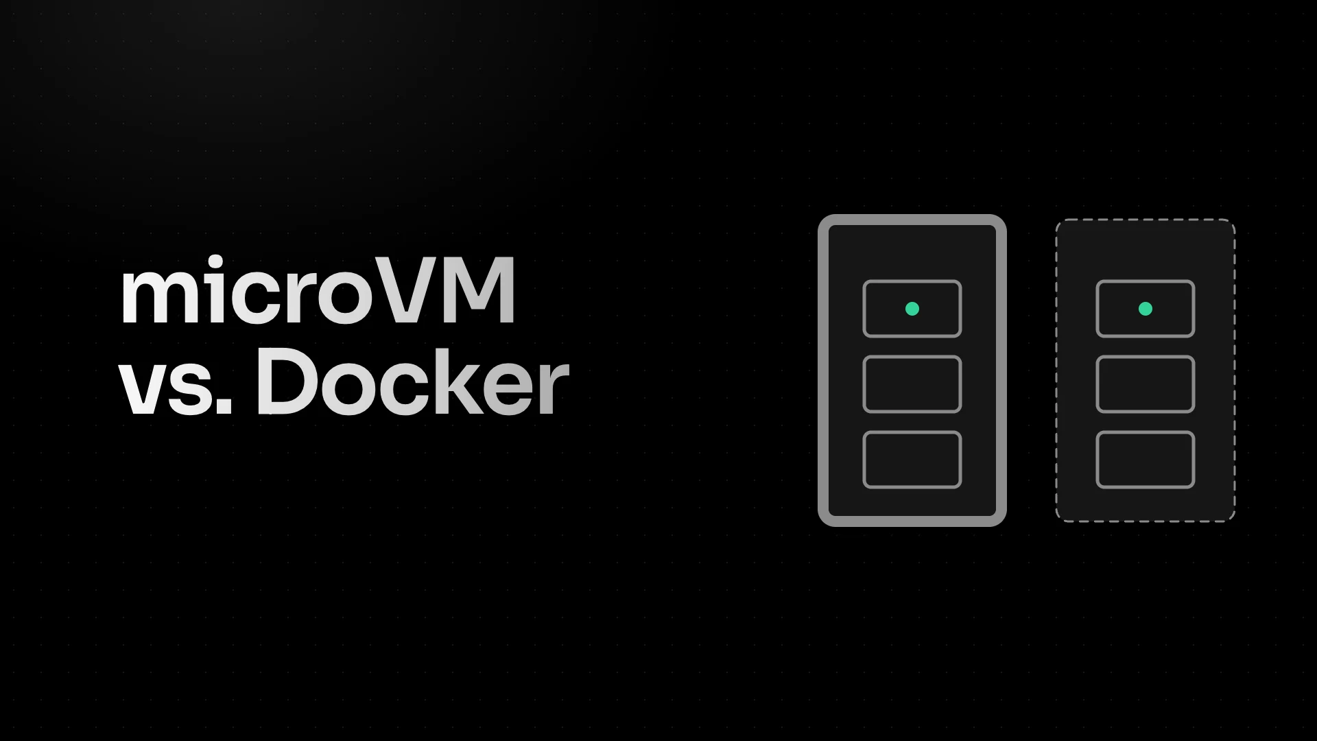 microVM versus Docker container isolation